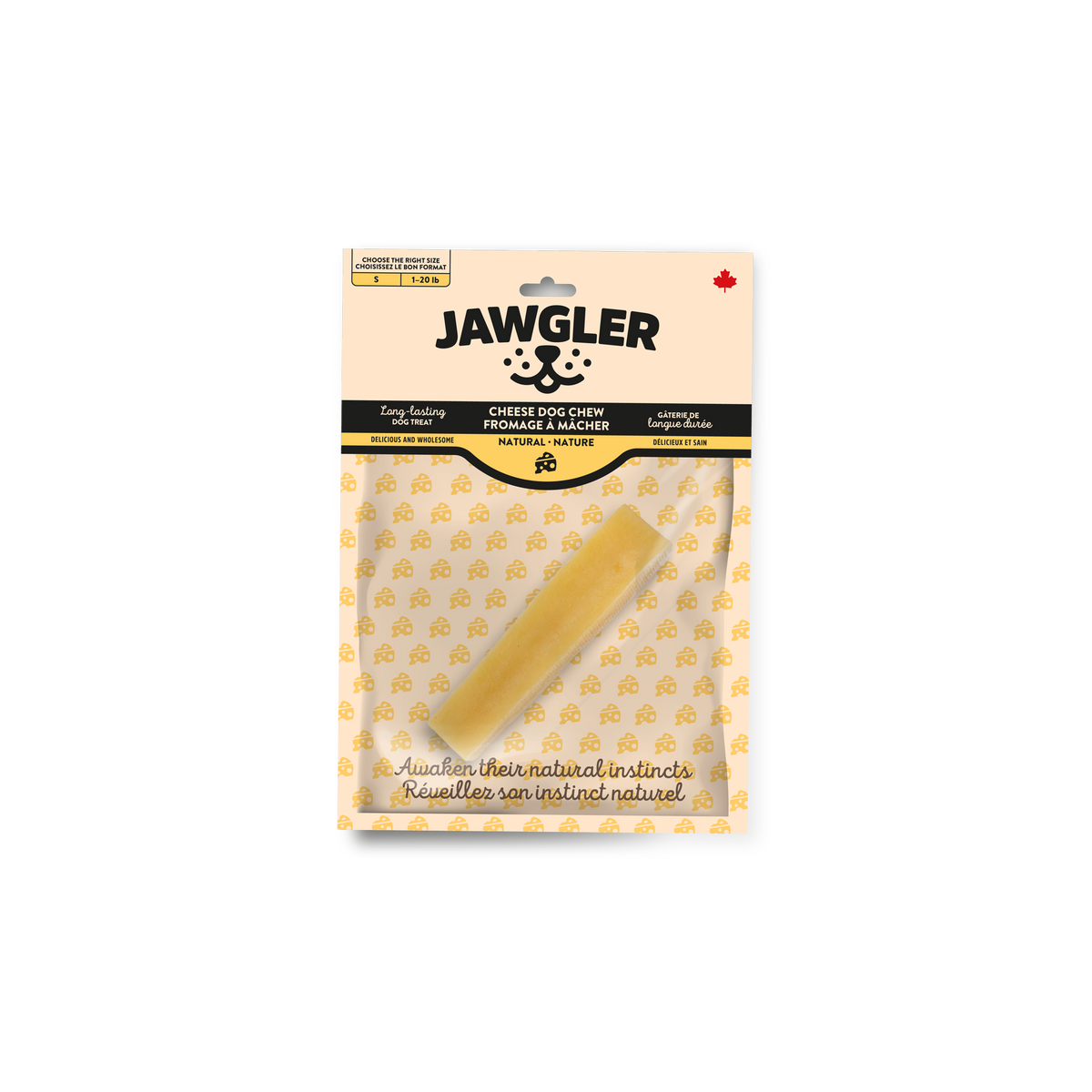 Jawgler Gâterie De Fromage à Mâcher - Nature