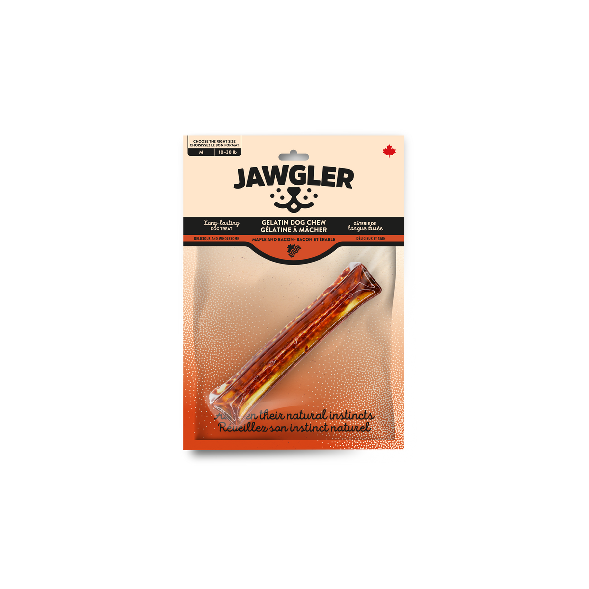Jawgler Gâterie De Gélatine à Mâcher - Bacon & Érable
