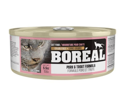 Boréal Conserve Pour Chat, Porc Et Truite