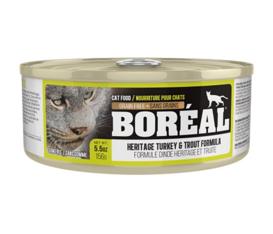 Boréal Conserve Pour Chat, Dinde Heritage Et Truite