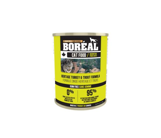 Boréal Conserve Pour Chat, Dinde Heritage Et Truite