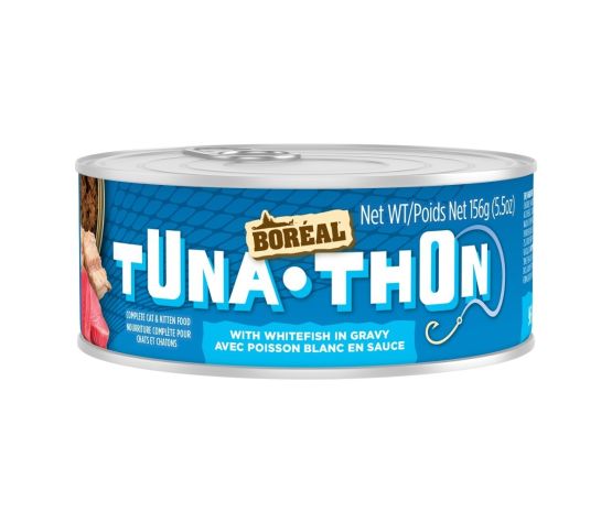 Boréal Conserve Pour Chat, Sans Grains, Thon Rouge Avec Poisson Blanc En Sauce