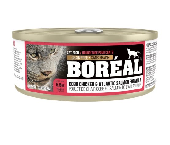 Boréal Conserve Pour Chat, Poulet Cobb & Saumon De L'atlantique