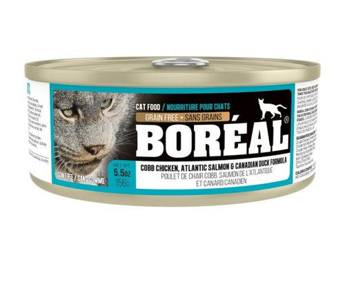 Boréal Conserve Pour Chat, Poulet Cobb, Saumon & Canard