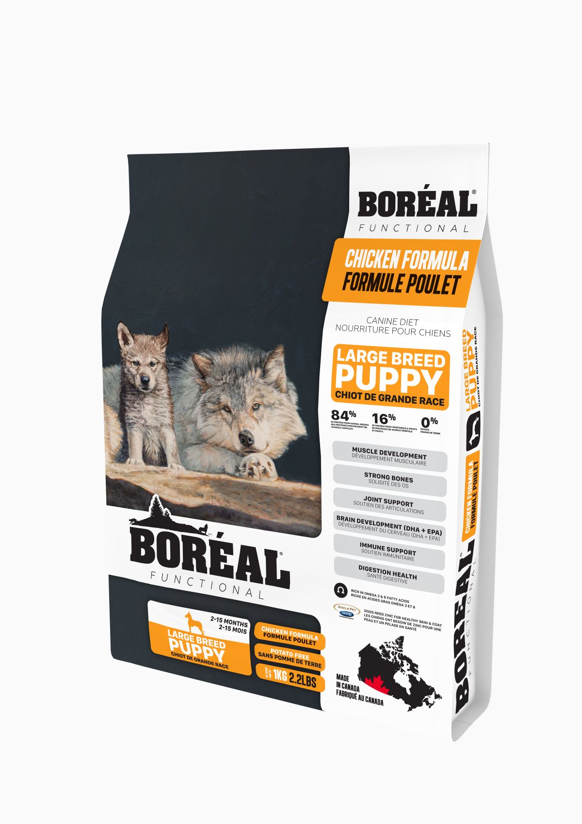 Boréal Functional, Nourriture Pour Chiot De Grande Race - Poulet
