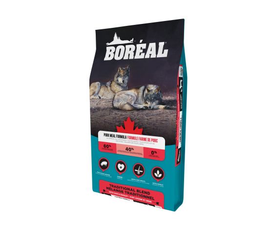 Boréal Mélange Traditionnel, Nourriture Pour Chien - Grains Santé, Porc