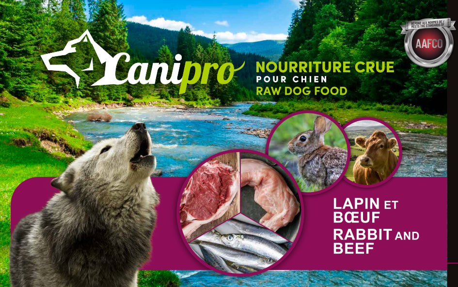Canipro Lapin et Boeuf Pour Chien