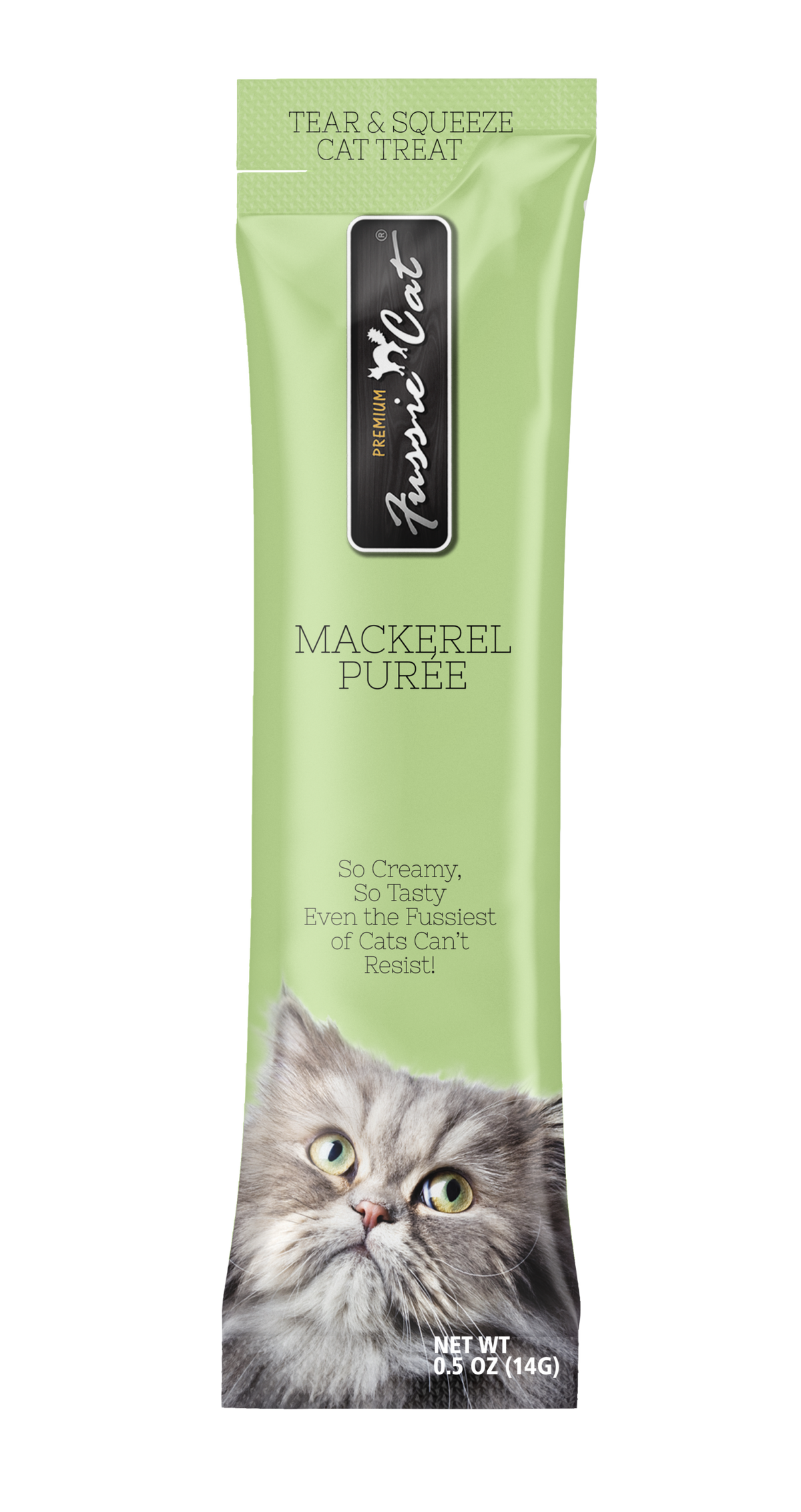 Fussie Cat Maquereau Purée 4 Tubes pour chat