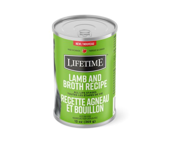Trouw Nutrition Lifetime Nourriture en pâté pour chien, Agneau et bouillon