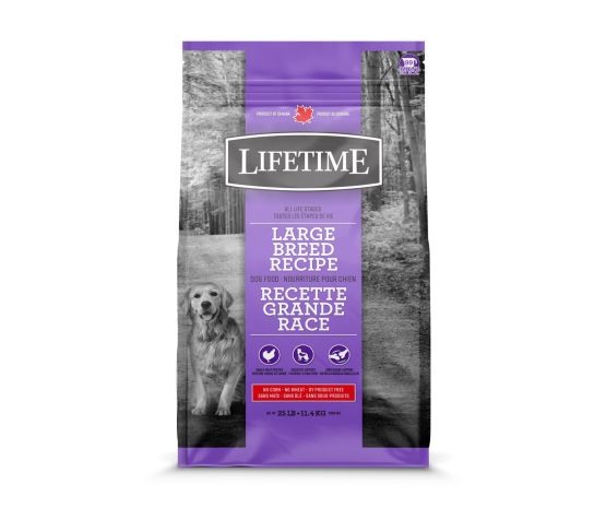 Trouw Nutrition Lifetime Nourriture pour chien de grande race, Poulet et avoine
