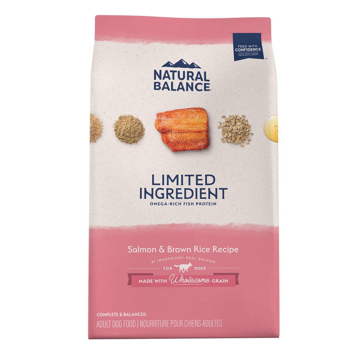 Natural Balance Formule de Saumon & Riz Brun pour Chiens