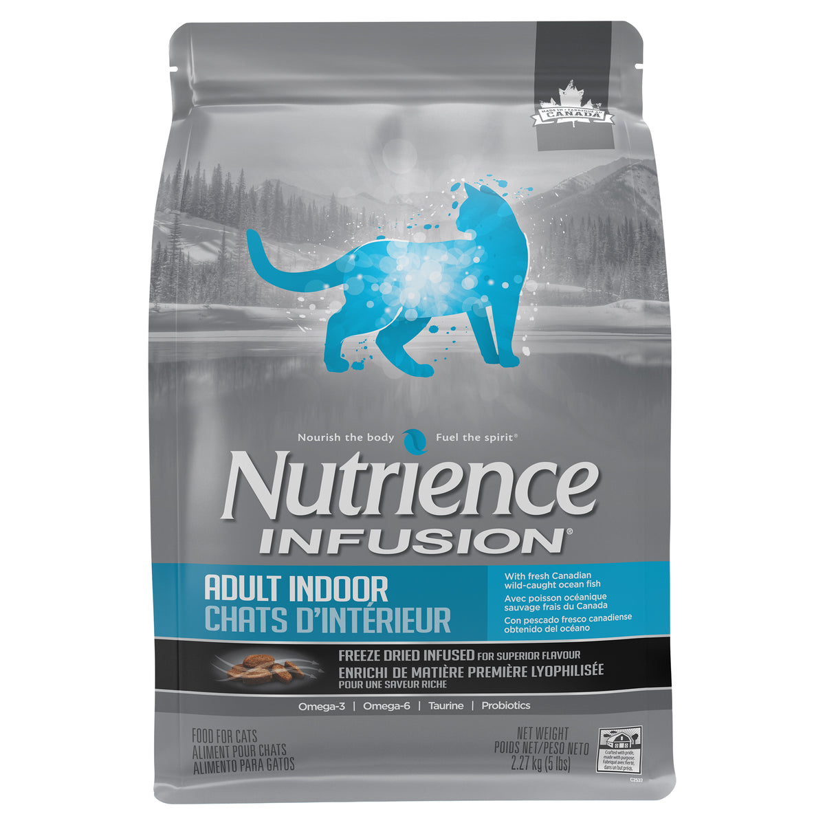Nutrience Infusion, Chats d'Intérieur Adultes, Poisson