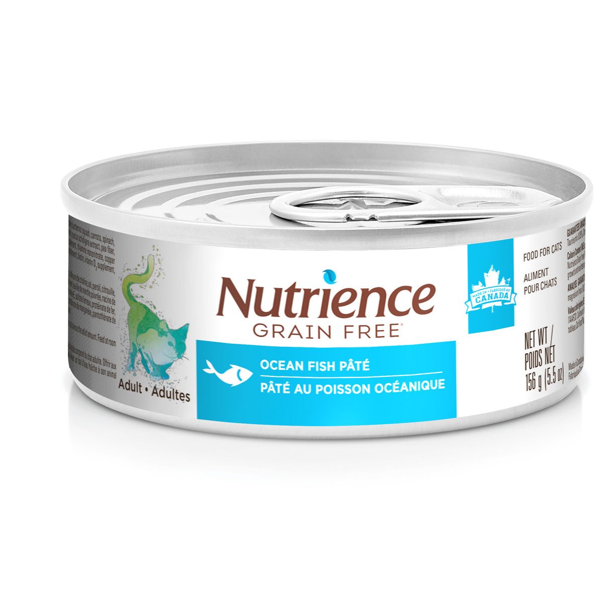 Nutrience Pâté Sans Grains Pour Chat, Poisson Océanique