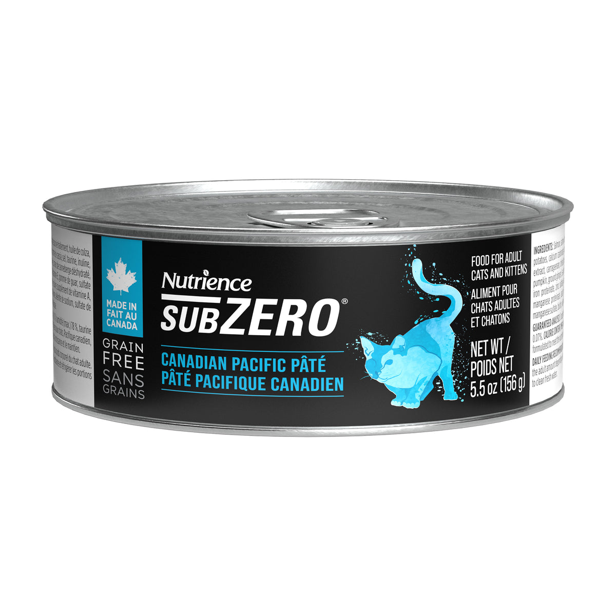 Nutrience Pâté SubZero Pour Chat, Pacifique Canadien