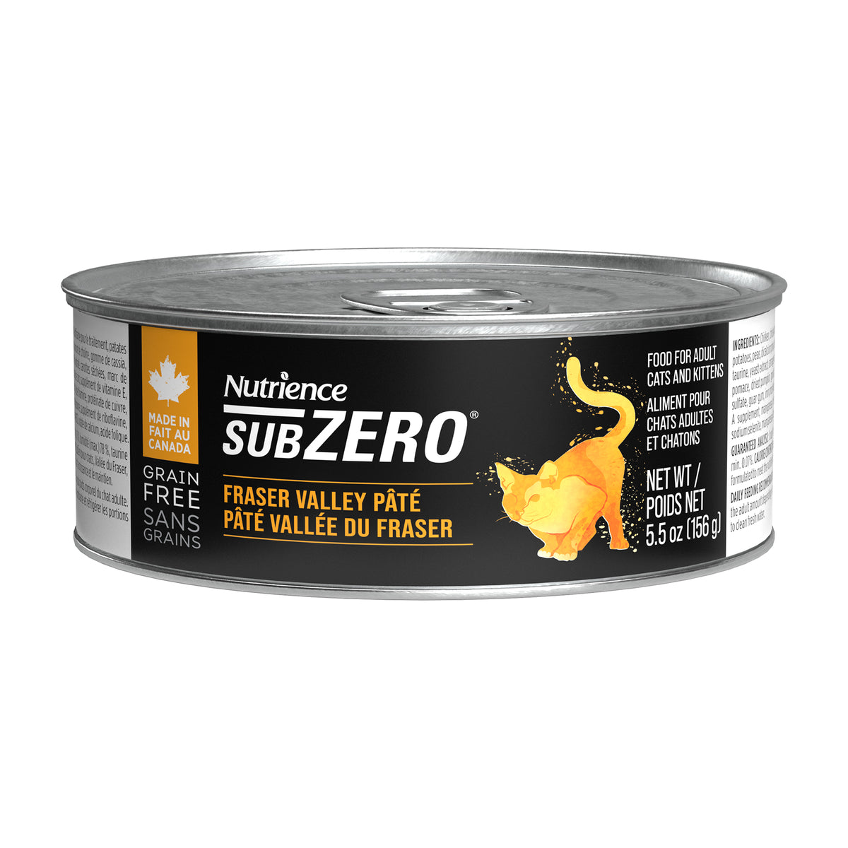 Nutrience Pâté SubZero Pour Chat, Vallée du Fraser