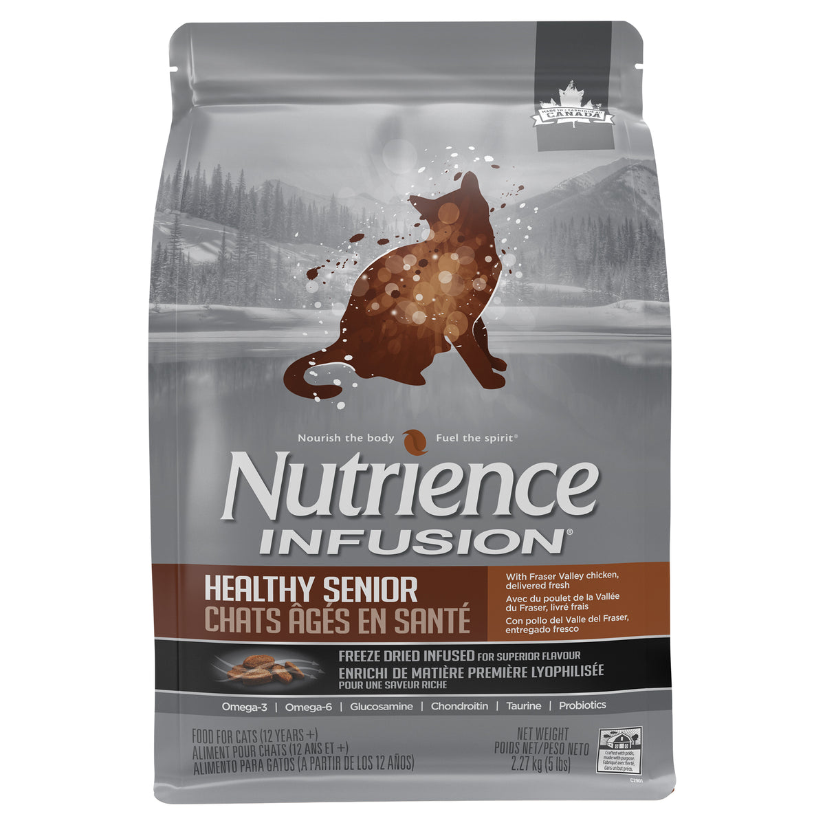 Nutrience Infusion, Chats Âgés en Santé, Poulet