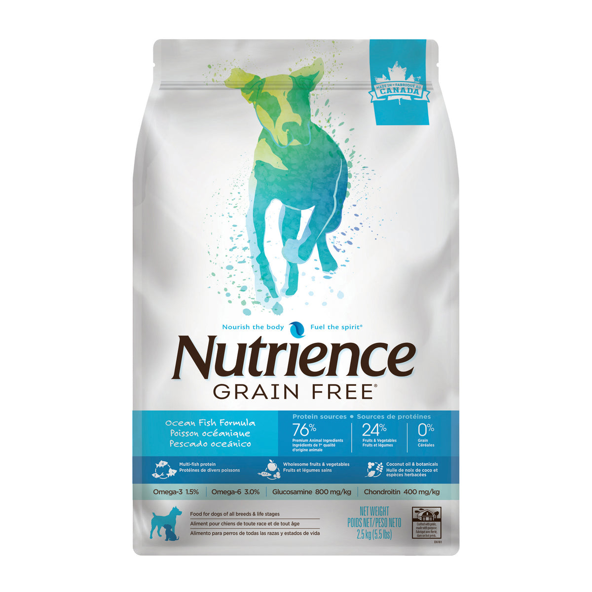 Nutrience Sans Grains Pour Chien, Poisson Océanique
