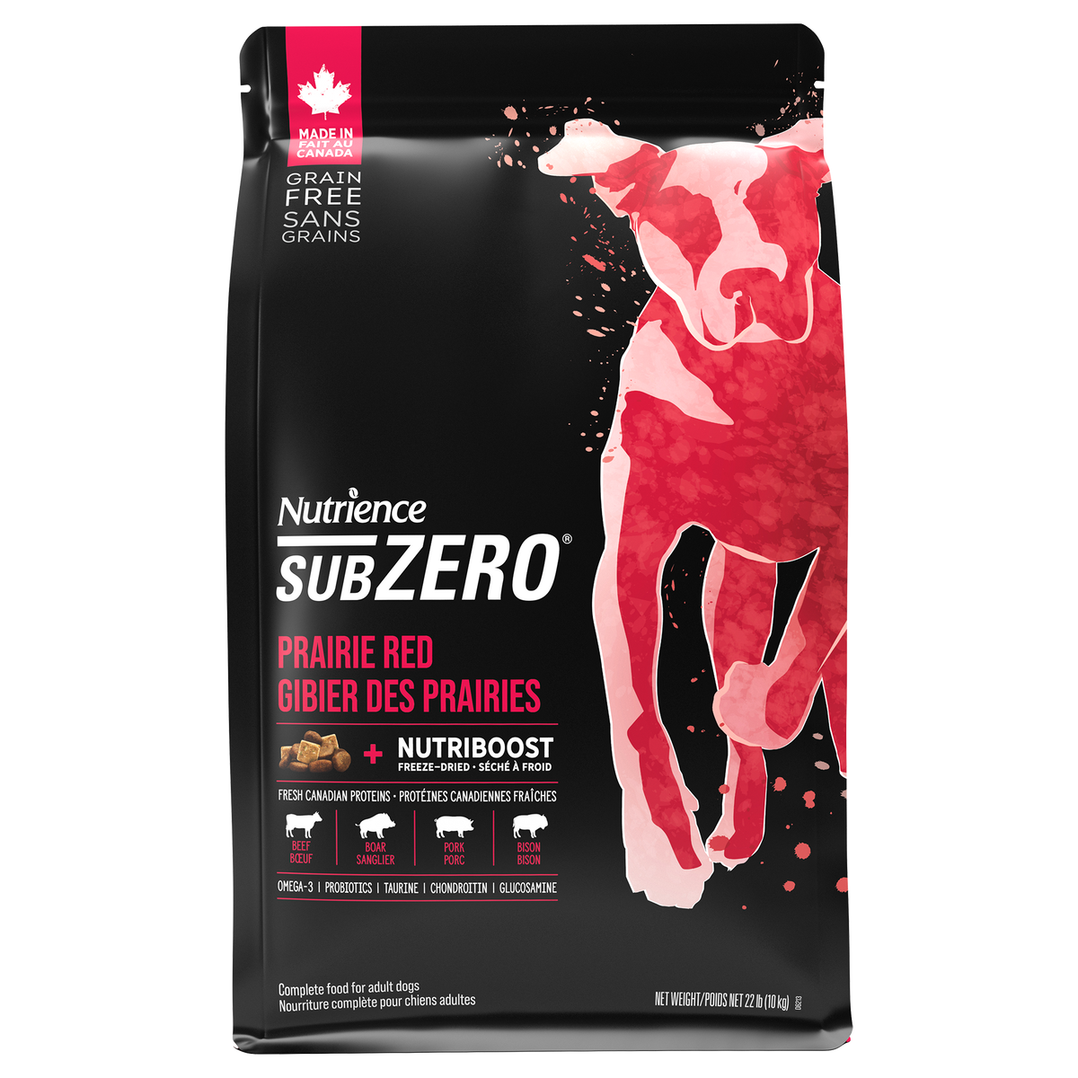 Nutrience SubZero Sans Grains Pour Chien, Gibier des Prairies