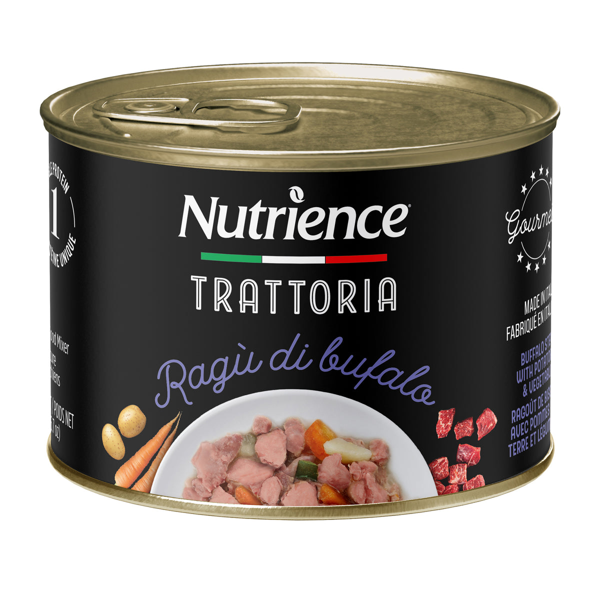 Nutrience Trattoria Pour Chien, Ragoût de Bison