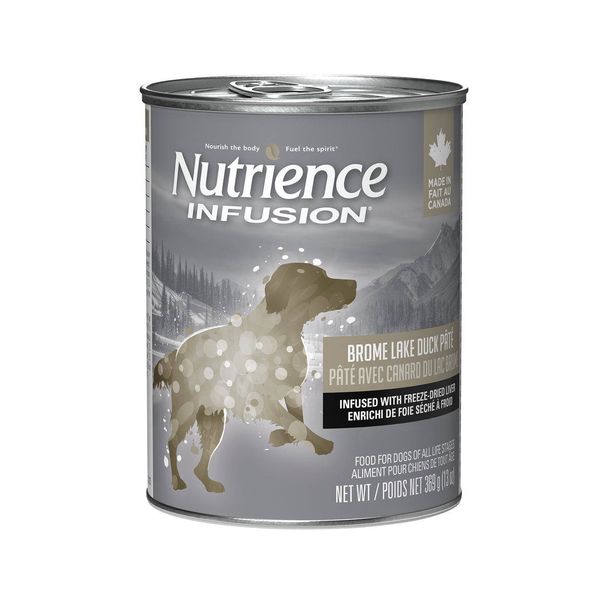 Nutrience Pâté Infusion Pour Chien, Canard du Lac Brome