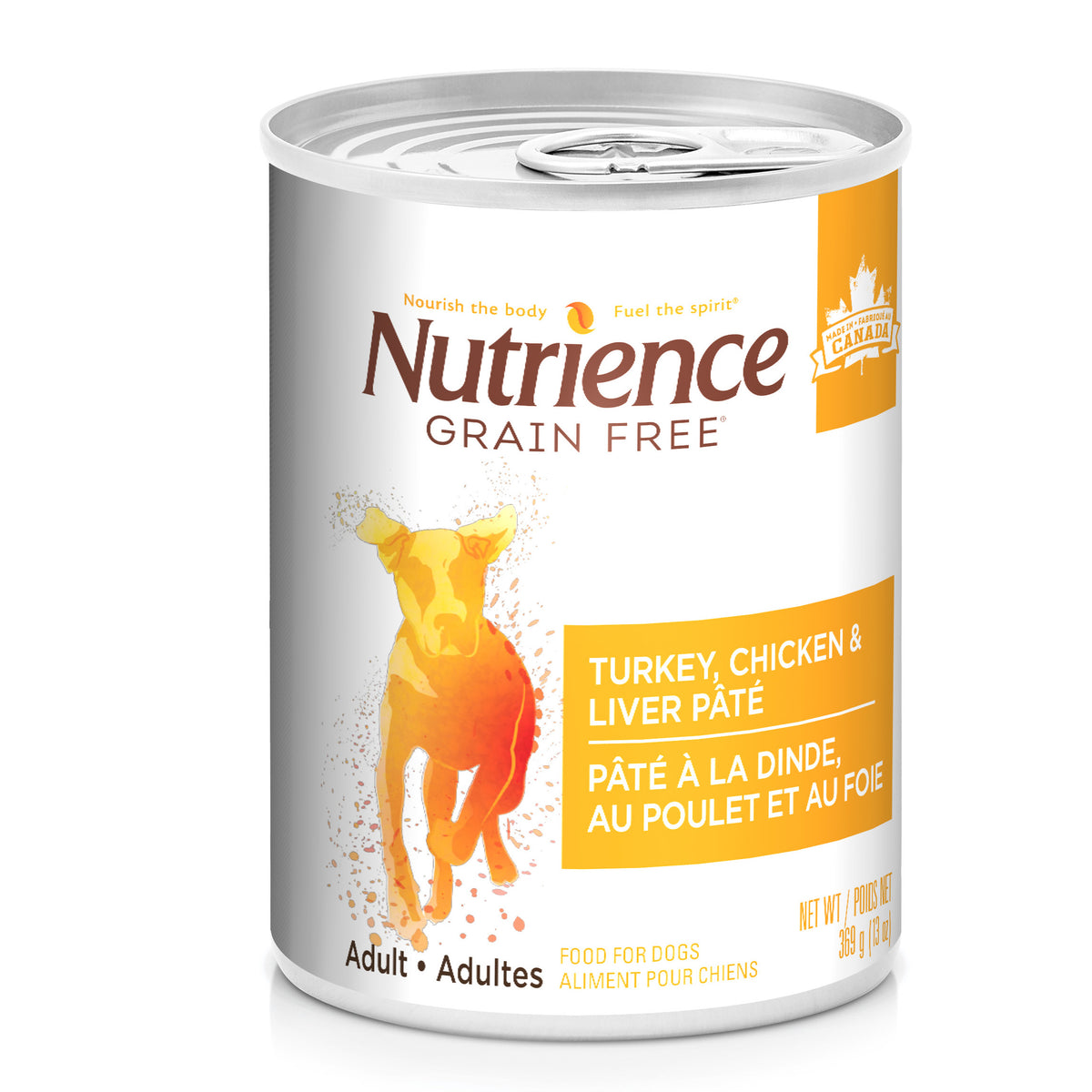 Nutrience Pâté Sans Grains Pour Chien, Dinde, Poulet et Foie