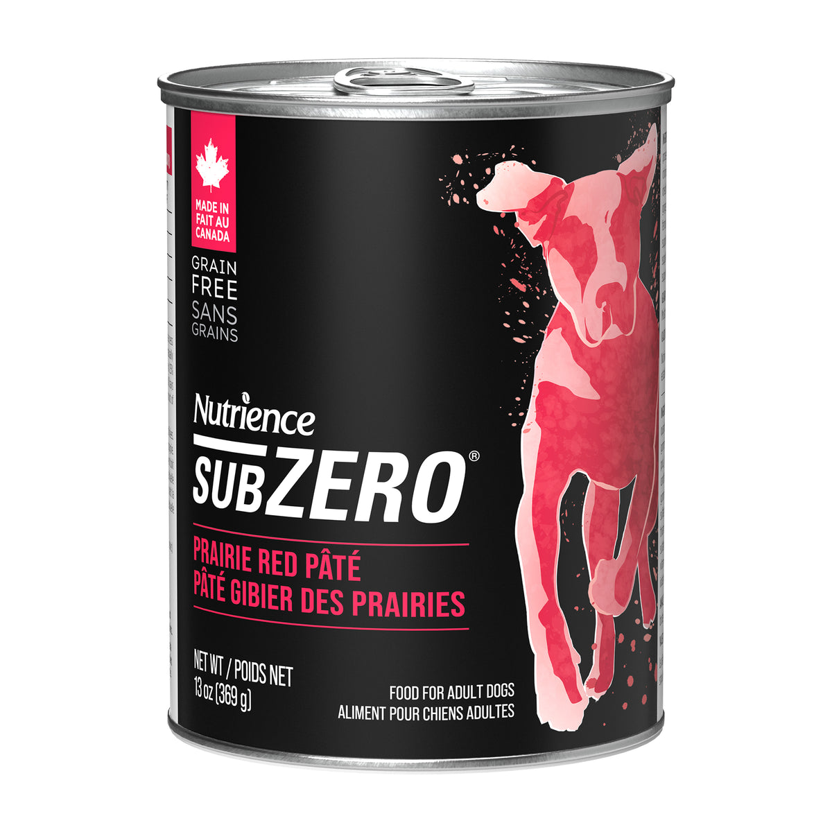Nutrience Pâté SubZero Pour Chien, Gibier des Prairies