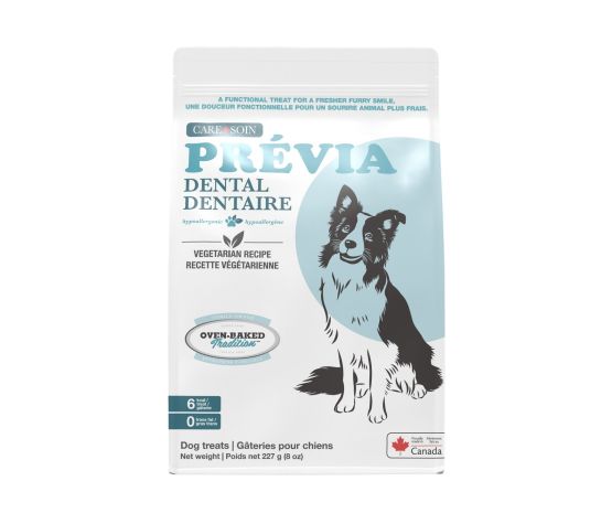 Obt Gâteries Pour Chien, Sans Grains / Prévia - Dentaire, Recette Végétarienne 227 g
