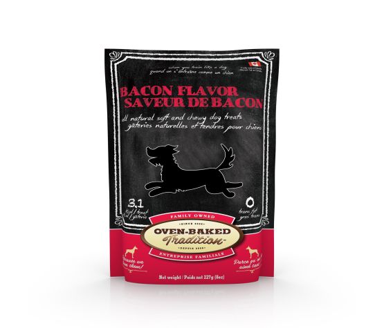 Obt Gâteries Pour Chien, Tendres Au Bacon 227 g