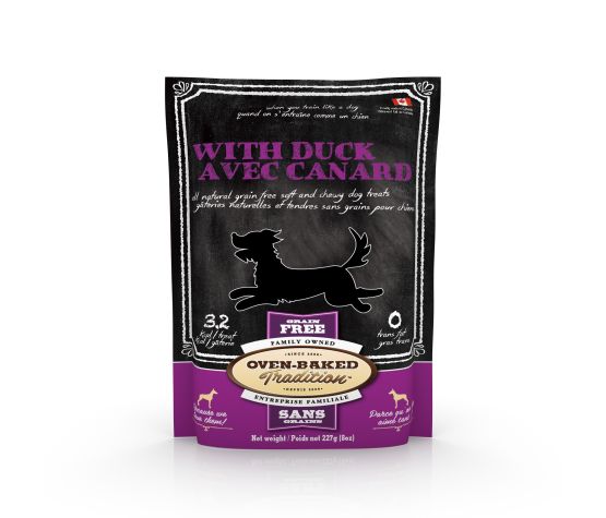 Obt Gâteries Pour Chien, Sans Grains, Tendres Au Canard 227 g