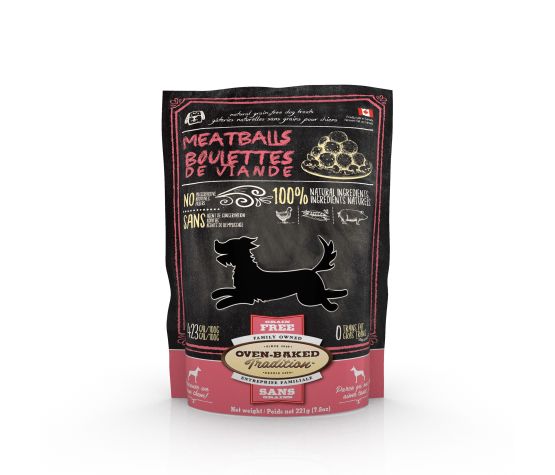 Obt Gâteries Pour Chien, Mini Boulettes De Viande Croquantes 170 g