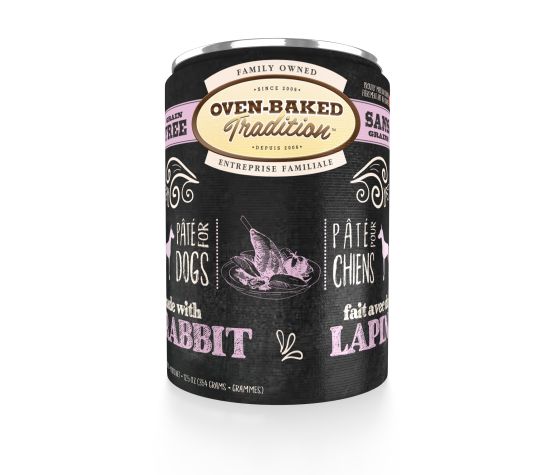 Obt Nourriture En Conserves Pour Chien, Pâté De Lapin 12.5 oz