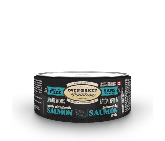 Obt Nourriture En Conserves Pour Chat, Pâté De Saumon 5.5 oz