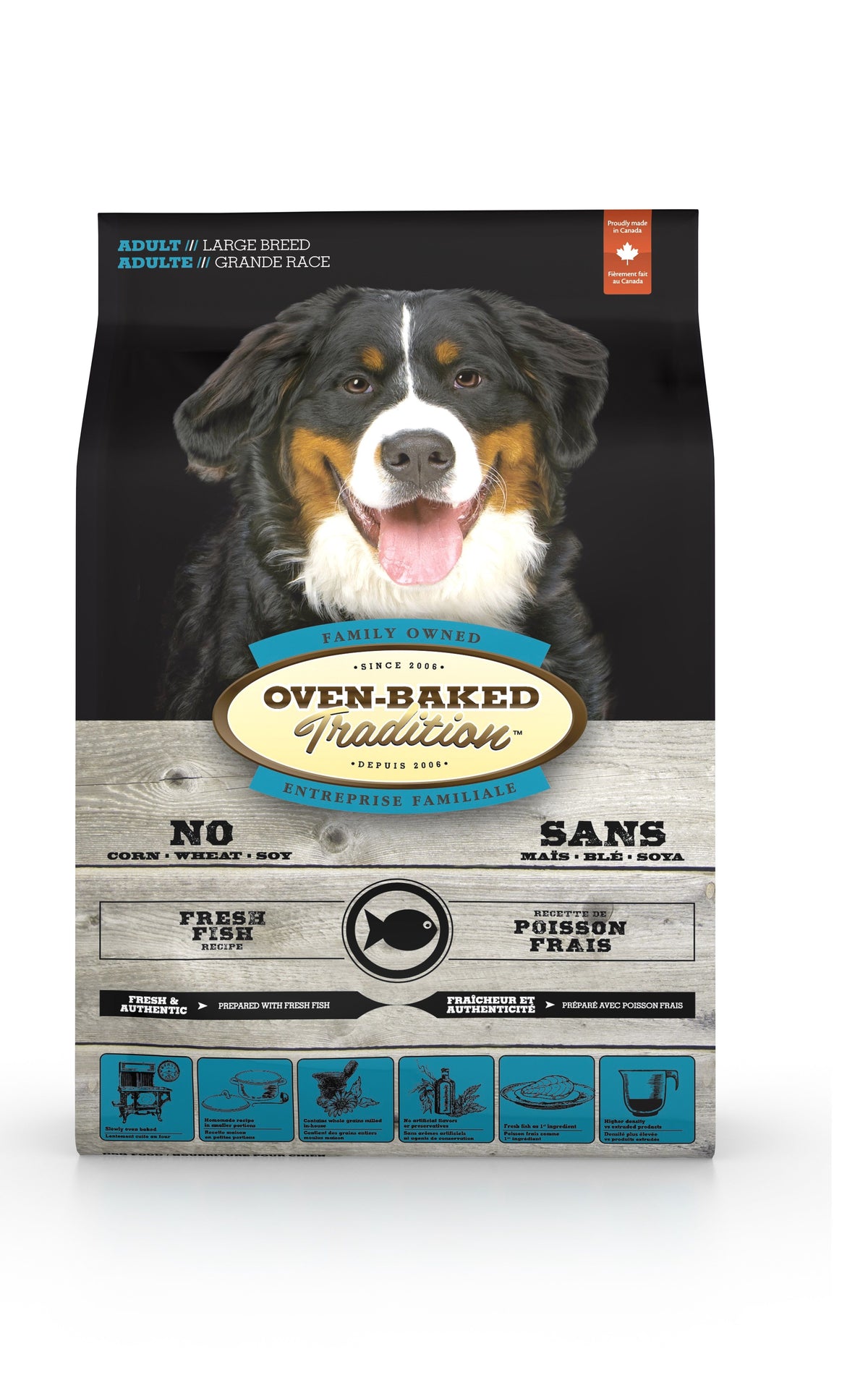 Obt Nourriture Sèche Pour Chien De Grande Race - Poisson 25 lb