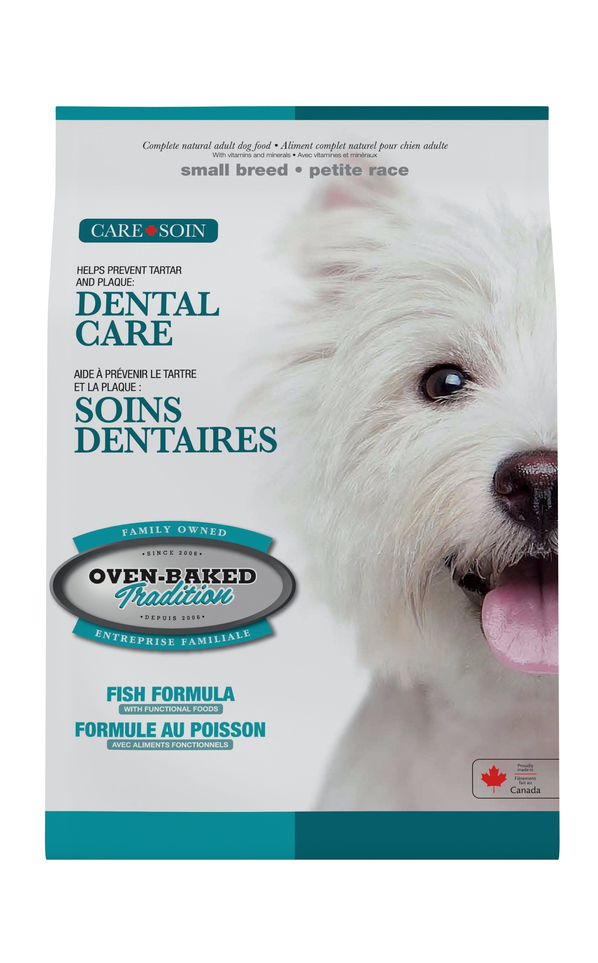 Oven-Baked Tradition Nourriture Sèche Pour Chien Petite Race - Soins Dentaires Poisson