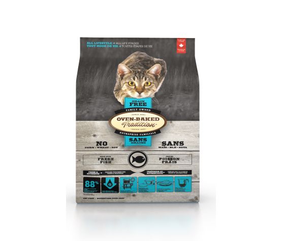 Obt Nourriture Sèche Sans Grains Pour Chat - Poisson