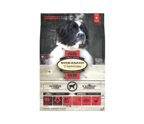 Obt Nourriture Sèche Sans Grains Pour Chien De Grande Race - Agneau