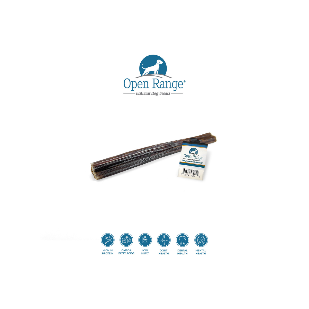 Open Range – Chomper stick de bœuf pour chien