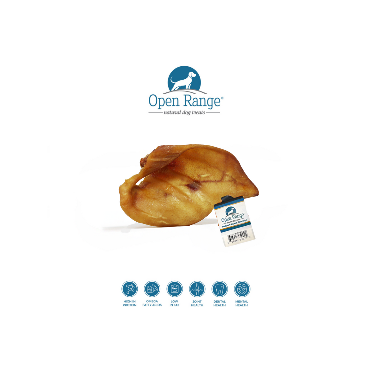 Open Range – Oreille de porc pour chien