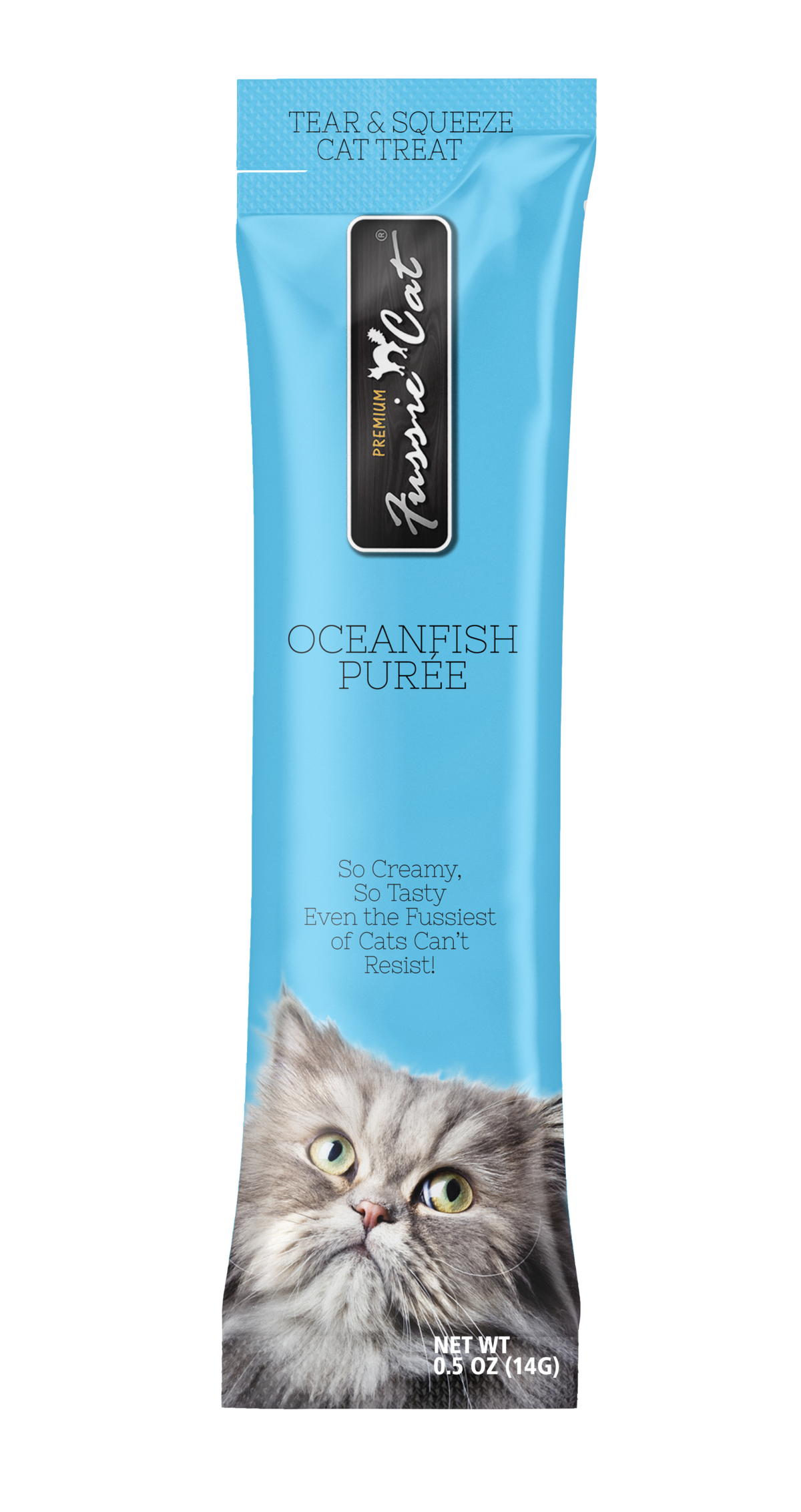 Fussie Cat Poisson de Mer Purée 4 Tubes pour chat
