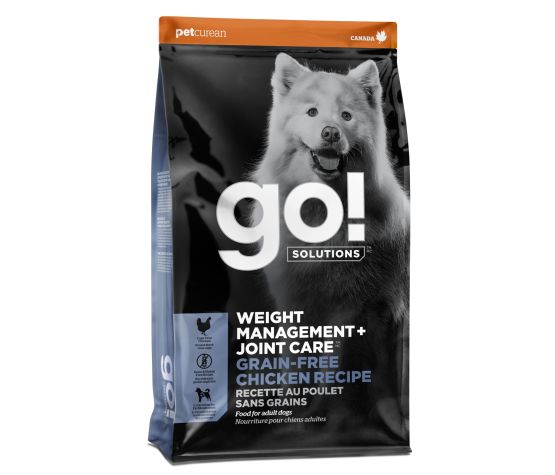 Go! Contrôle Du Poids + Articulations Sans Grains Nourriture Pour Chien Poulet