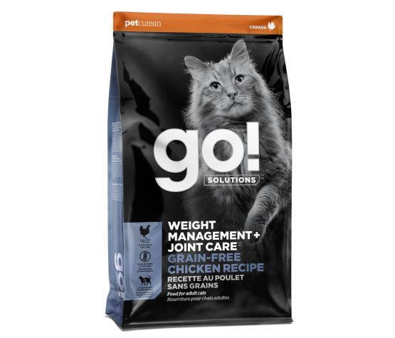 Go! Contrôle Du Poids + Articulations Sans Grains Nourriture Pour Chat Poulet