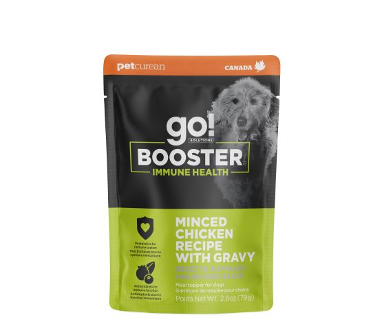 Go! Booster Pour Chien, Système Immunitaire Poulet Haché Avec Sauce