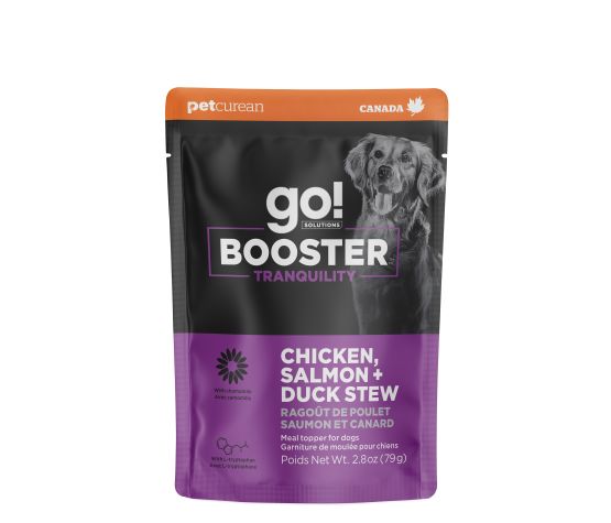 Go! Booster Pour Chien, Tranquilité Ragoût De Poulet, Saumon Et Canard