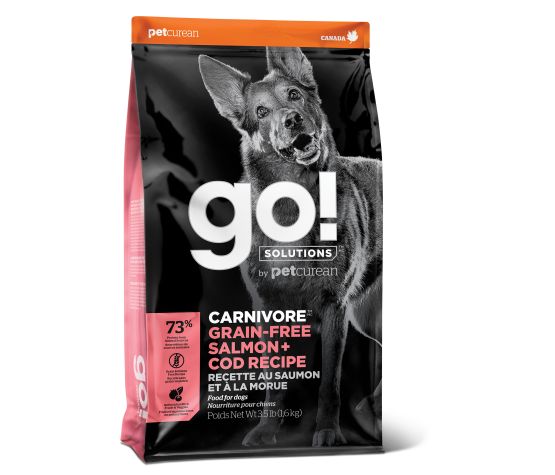 Go! Carnivore Sans Grains Nourriture Pour Chien Saumon et Morue