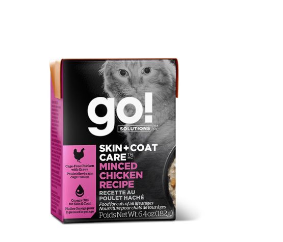 Go! Tetra Pak Peau + Poils Poulet Haché Pour Chat