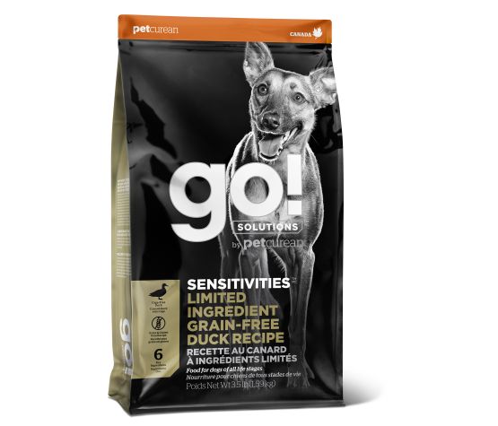 Go! Sensitivities Lid Sans Grains Nourriture Pour Chien Canard