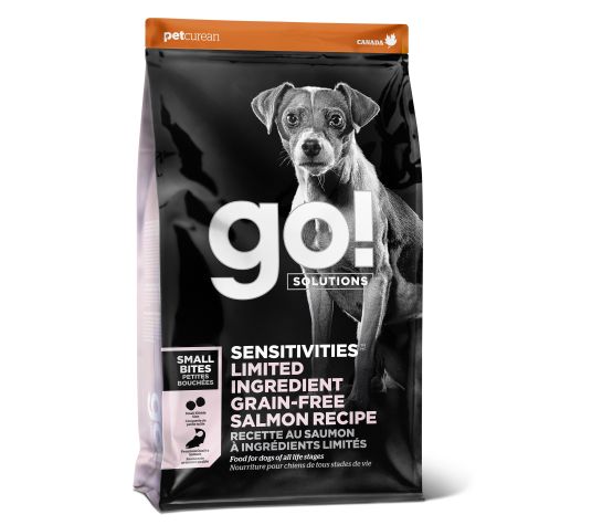 Go! Sensitivities Lid Sans Grains Nourriture Pour Chien Saumon Petites Bouchées