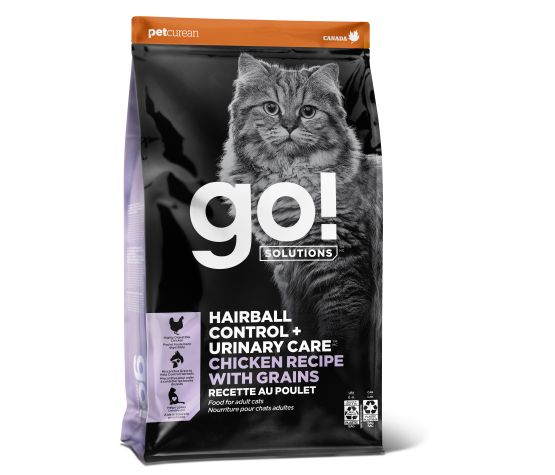 Go! Contrôle Des Boules De Poils + Soins Urinaires Nourriture Pour Chat Poulet