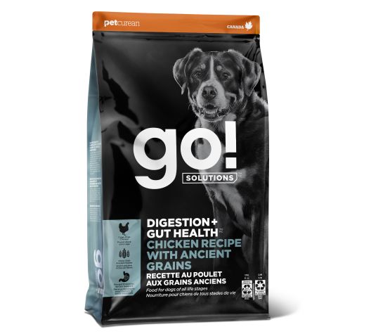 Go! Digestion + Santé Intestinale Aux Grains Anciens Nourriture Pour Chien Poulet
