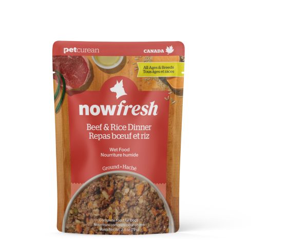 Now Fresh Nourriture Humide Pour Chien, Repas Boeuf et Riz